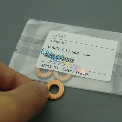 F 00V C17 504 liseron 7.1*15*2mm oil common rail injector copper washer , bosch fuel injector copper gasket washer