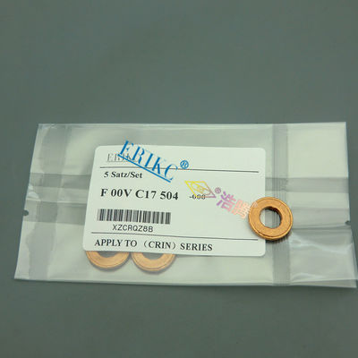 F 00V C17 504 liseron 7.1*15*2mm oil common rail injector copper washer , bosch fuel injector copper gasket washer