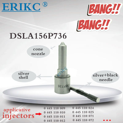 ERIKC DSLA 156P 736 Mercedes For BOS diesel parts injector nozzle , injector sprayer nozzle tip 0433175163 / DSLA 156 P736
