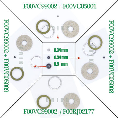 Common rail fuel injector repair kits F00RJ02177 and ERIKC kit repair , universal For BOS fuel injector repair kits