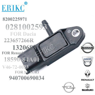 ERIKC car fit 0281002593  Intake Air Manifold Absolute Pressure MAP Sensor 8200225971 for SUZUKI NISSAN For Renau