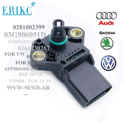 ERIKC autoparts 0281002399 car MAP Manifold Absolute intake Pressure Sensor 038906051B 0281002401