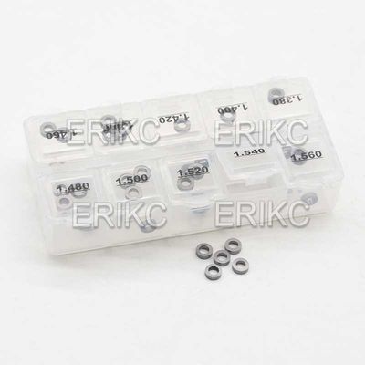 ERIKC CRIN Injector Shims Gasket Kit B48 Lift Spacer Shim Contains 50 Pieces Size 1.38mm-1.56mm for Bosch