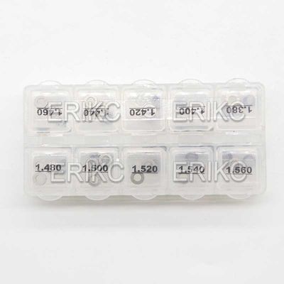 ERIKC CRIN Injector Shims Gasket Kit B48 Lift Spacer Shim Contains 50 Pieces Size 1.38mm-1.56mm for Bosch