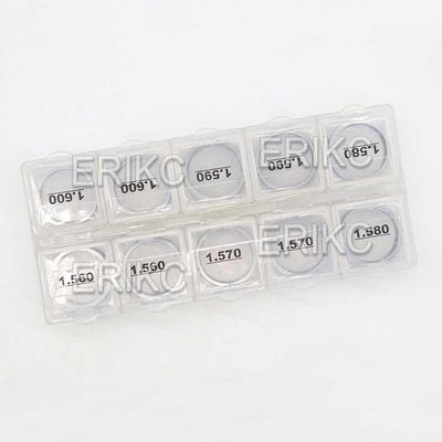 ERIKC Common Rail Lift Adjusting Shim B26 Injector Shims for Bosch Total 50 Pieces Size 1.56mm-1.60mm