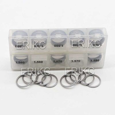 ERIKC Common Rail Lift Adjusting Shim B26 Injector Shims For BOS Total 50 Pieces Size 1.56mm-1.60mm