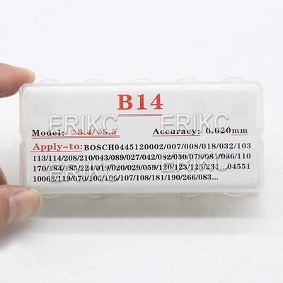 ERIKC B14 Diesel Fuel Injector Washers Diesel Engine Injector Shims 100 Piece Size 1.20mm-1.58mm For BOS