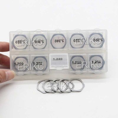 ERIKC B11 Common Rail Lift Adjusting Shim Injector Shims 50 Pieces Nozzle Adjusting Shim for Bosch