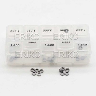 ERIKC Original Injector Shim Kits B40 Diesel Common Rail Adjusting Shim Size 1.46-1.64mm for Bosch