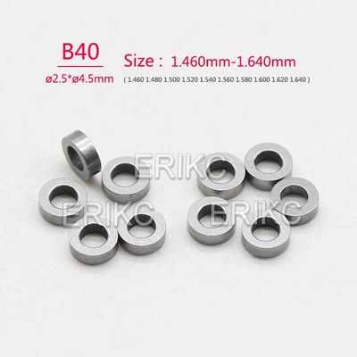 ERIKC Diesel Injector Shim B40 Common Rail Adjust Gasket Kit Spring Washer Shims Size: 1.46-1.64mm for Bosch