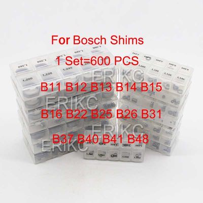 ERIKC 600 Pieces Common Rail Injector Ring Fuel Injector Base Shim B11 B12 B13 B14 B16 B25 B31 Standard Washer for Bosch