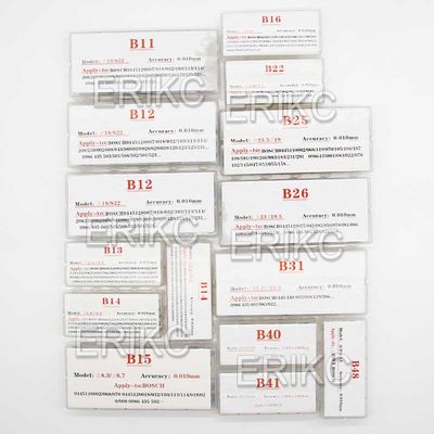 ERIKC 600 Pieces Common Rail Injector Ring Fuel Injector Base Shim B11 B12 B13 B14 B16 B25 B31 Standard Washer for Bosch