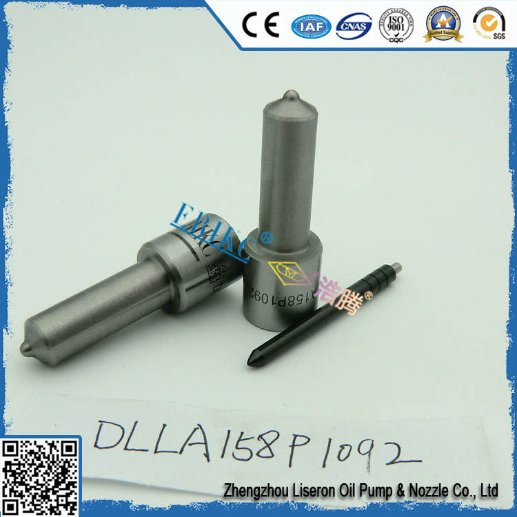 Isuzu ERIKC DLLA 158 P 1092 Denso jet spray nozzles DLLA 158P 1092 oil common rail nozzle DLLA 158 P1092 for 095000-6360