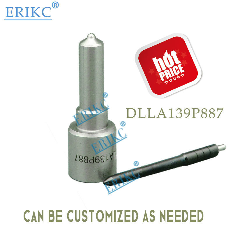 ERIKC For JOHN DEE  DLLA 139 P 887 engine nozzle DLLA 139P887 , 095000-8880 denso fuel injector nozzle DLLA139 P 887