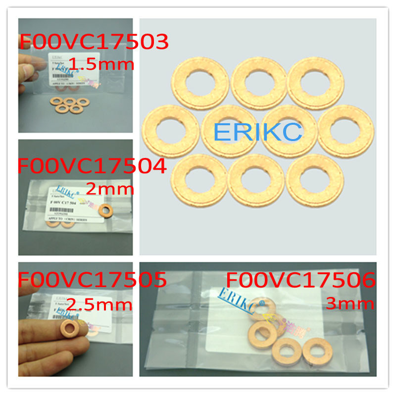 ERIKC fuel injection systems 7.1*15*2.5mm copper , common rail diesel copper washers F00VC17505