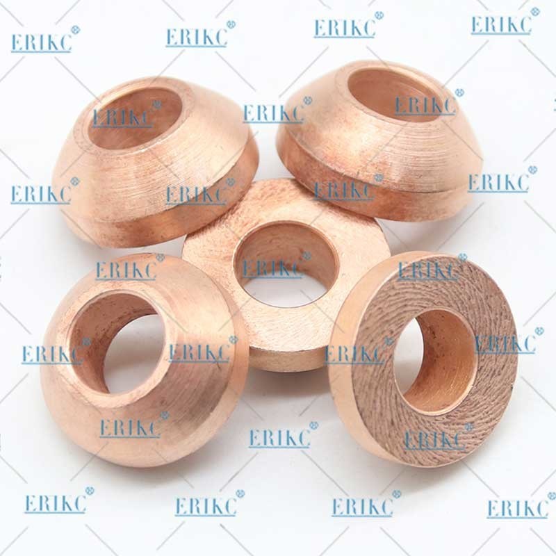 ERIKC Brass Shim Conical Copper Gasket Washer E1022026 8mm Common Rail Injector Nozzle Copper Washer for Denso